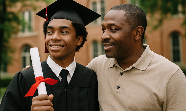 Parent and student discussing cosigning a student loan