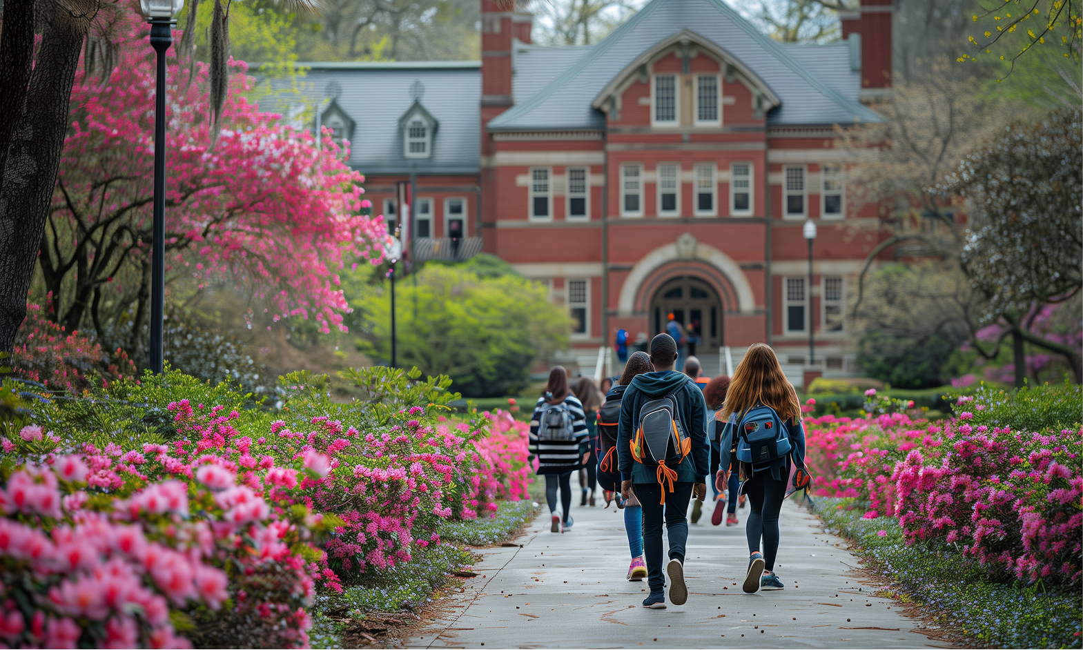 University financial aid office helping students